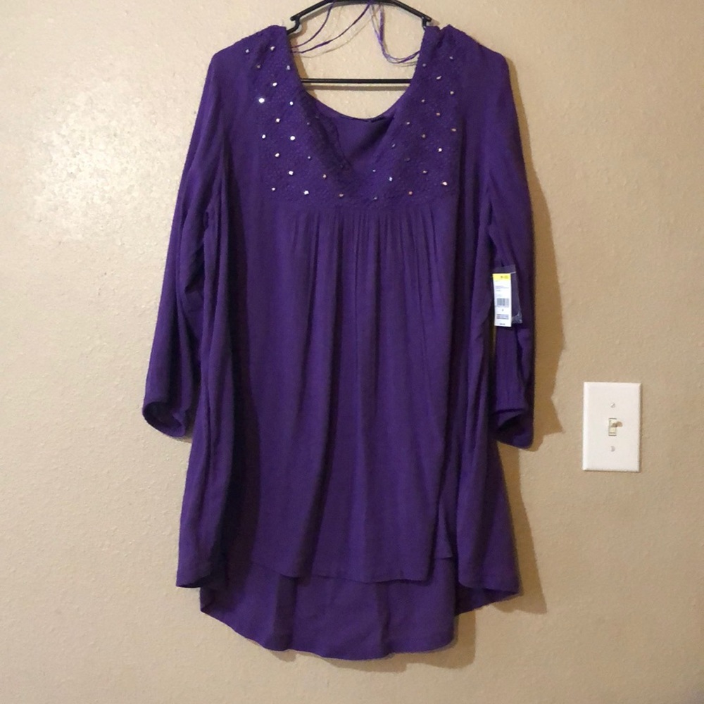 Purple blouse